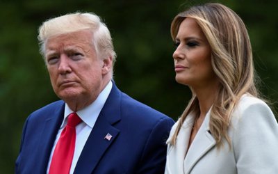 FILE PHOTO - U.S. President Donald Trump arrives at White House after traveling to Baltimore on Memorial Day in Washington