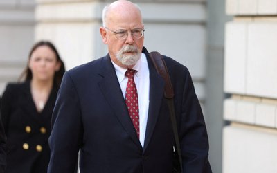 FILE PHOTO: Special Counsel John Durham departs the U.S. Federal Courthouse in Washington