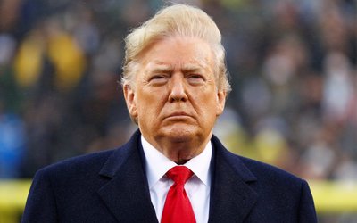 U.S. President Donald Trump attends the annual Army-Navy football game at Lincoln Finnanical Field in Philadelphia, Pennsylvania, U.S.