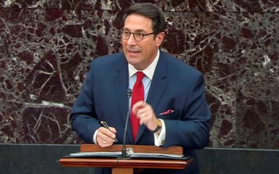 Trump's legal team continues opening arguments during impeachment trial at the U.S. Capitol in Washington