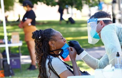 People celebrate Juneteenth in Denver