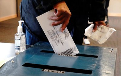 FILE PHOTO: In-person early voting in Milwaukee