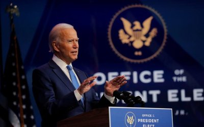 U.S. President-elect Joe Biden announces members of his administration in Wilmington, Delaware