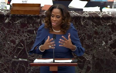 Impeachment trial of former U.S. President Trump continues in Washington