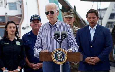U.S. President Joe Biden visits Florida