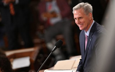 Kevin McCarthy is elected next Speaker of the U.S. House of Representatives at the U.S. Capitol in Washington