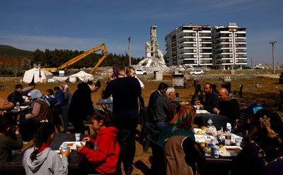 Aftermath of the deadly earthquake in Nurdagi