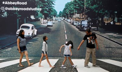 50th anniversary of the iconic Beatles photograph on Abbey Road in London
