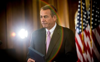 House Speaker Boehner Holds News Conference On Impending Fiscal Cliff