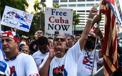 US-CUBA-PROTEST-POLITICS-UNREST