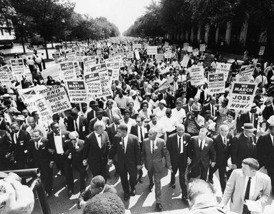 Civil Rights Leaders At The March On Washington