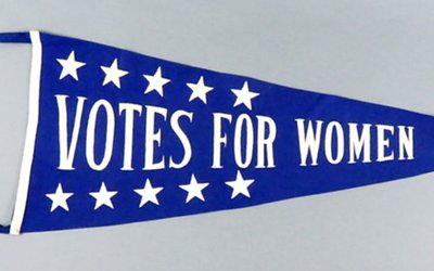 Illinois Suffrage Pennant