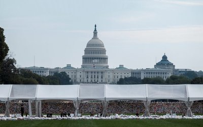 Soul Box Project exhibit, a memorial to victims of gun violence, at the National Mall, in Washington