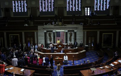 U.S. House of Representatives passes the "Inflation Reduction Act of 2022," on Capitol Hill in Washington