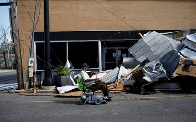 Aftermath of Hurricane Ida in Louisiana