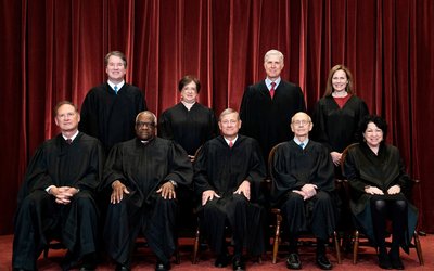 FILE PHOTO: Group photo at the Supreme Court in Washington
