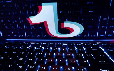 Illustration shows TikTok logo