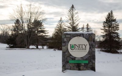 A quiet campus at Unity College during the Coronavirus pandemic