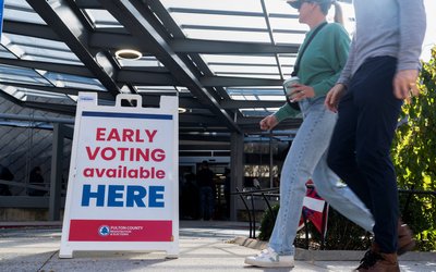 Georgia voters take to the polls for early voting in runoff U.S. Senate election