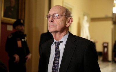 FILE PHOTO: U.S. Supreme Court Associate Justice Stephen Breyer departs after the conclusion of U.S. President Barack Obama's State of the Union address to a joint session of Congress in Washington