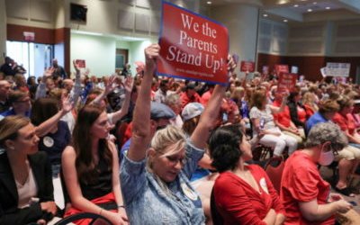 A Virginia School board meeting reflects a battle playing out across the country over a once-obscure academic doctrine known as Critical Race Theory, in Ashburn