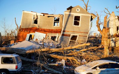 Devastating outbreak of tornadoes ripped through several U.S. states
