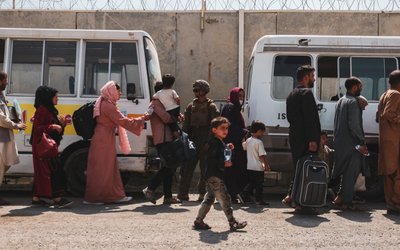 U.S. forces assist in Afghanistan evacuation