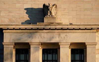 FILE PHOTO: The Federal Reserve building is seen in Washington