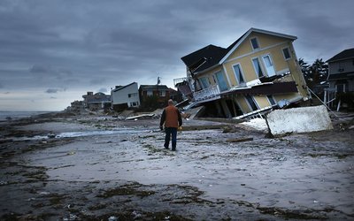 East Coast Begins To Clean Up And Assess Damage From Hurricane Sandy