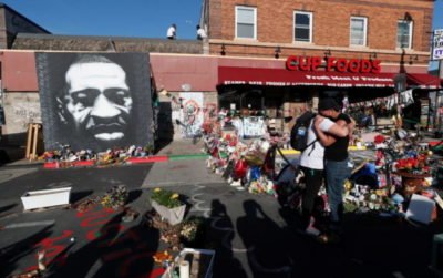 One year anniversary of the death of George Floyd in Minneapolis