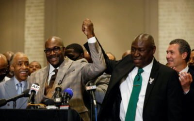 News conference after the verdict in the trial of former Minneapolis police officer Derek Chauvin, in Minneapolis Minnesota