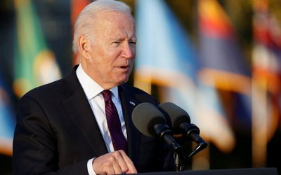 U.S. President Biden signs the "Infrastructure Investment and Jobs Act", in Washington
