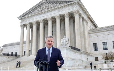 U.S. Supreme Court hears oral arguments in Moore v. Harper in Washington
