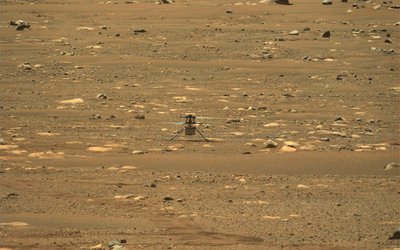 NASA's Mars helicopter Ingenuity makes its first flight