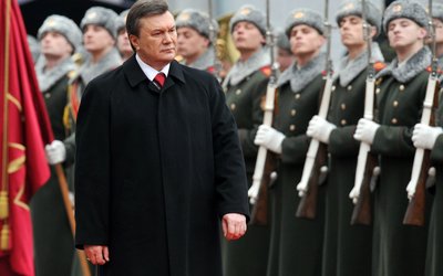 Ukraine's President Viktor Yanukovych re