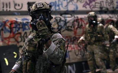 Protest against racial inequality in Portland