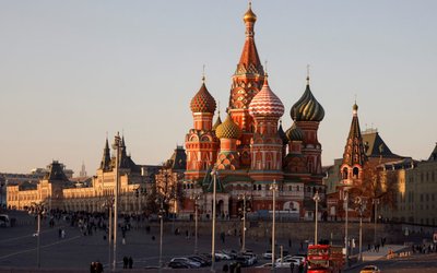 FILE PHOTO: A view shows the St. Basil's Cathedral in central Moscow