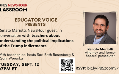 Educator voice Trump indictments