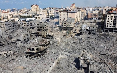 Aftermath of Israeli strikes