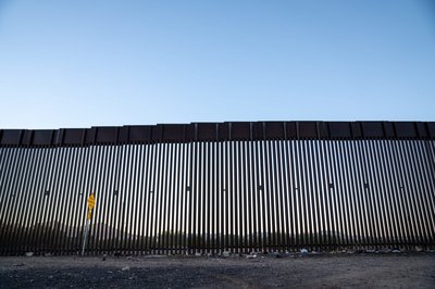 A view of the U.S.-Mexico border fence located about a mile west of Lukeville, Ariz., on January 4, 2024. The Lukeville Port of