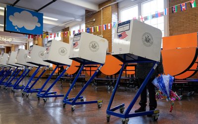 New York Presidential Primary election in-person voting
