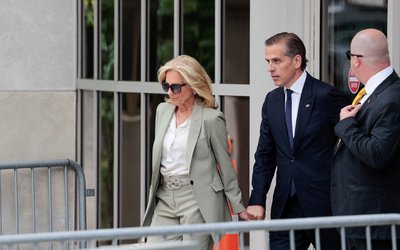 The jury in Hunter Biden's trial on criminal gun charges finds him guilty on all three counts, in Wilmington