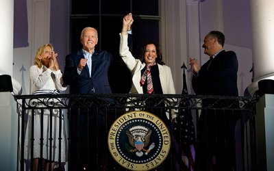 U.S. President Joe Biden and first lady Jill Biden host an Independence Day celebration at the White House in Washington