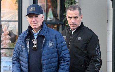 FILE PHOTO: U.S. President Joe Biden in downtown Nantucket