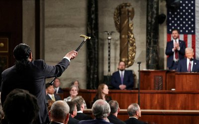 FILE PHOTO: U.S. President Trump delivers a speech to a joint session of Congress