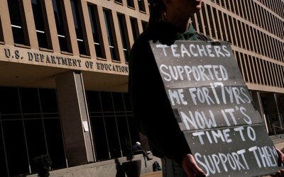FILE PHOTO: U.S. Department of Education Staff Layoffs