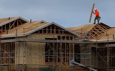 Residential home construction in California