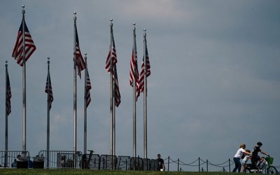 Daily Life in Washington D.C. as U.S. President Donald Trump Comteplates Military Action in Iran