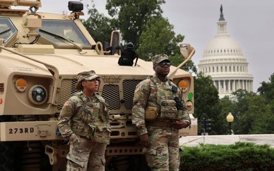 National Guard at Union Station in Washington