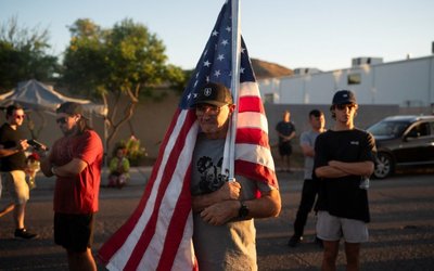 People mourn following the fatal shooting of conservative activist Charlie Kirk